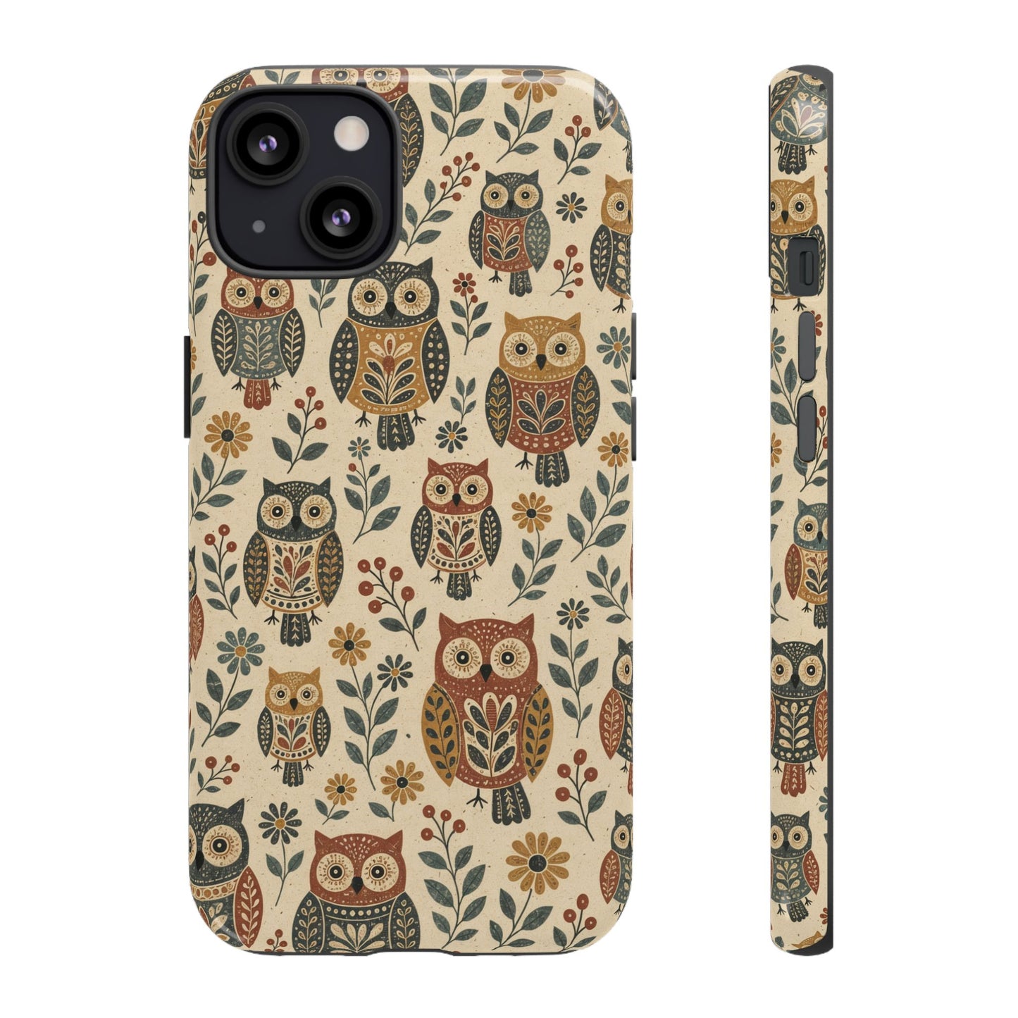 Folk Owls Tough Case