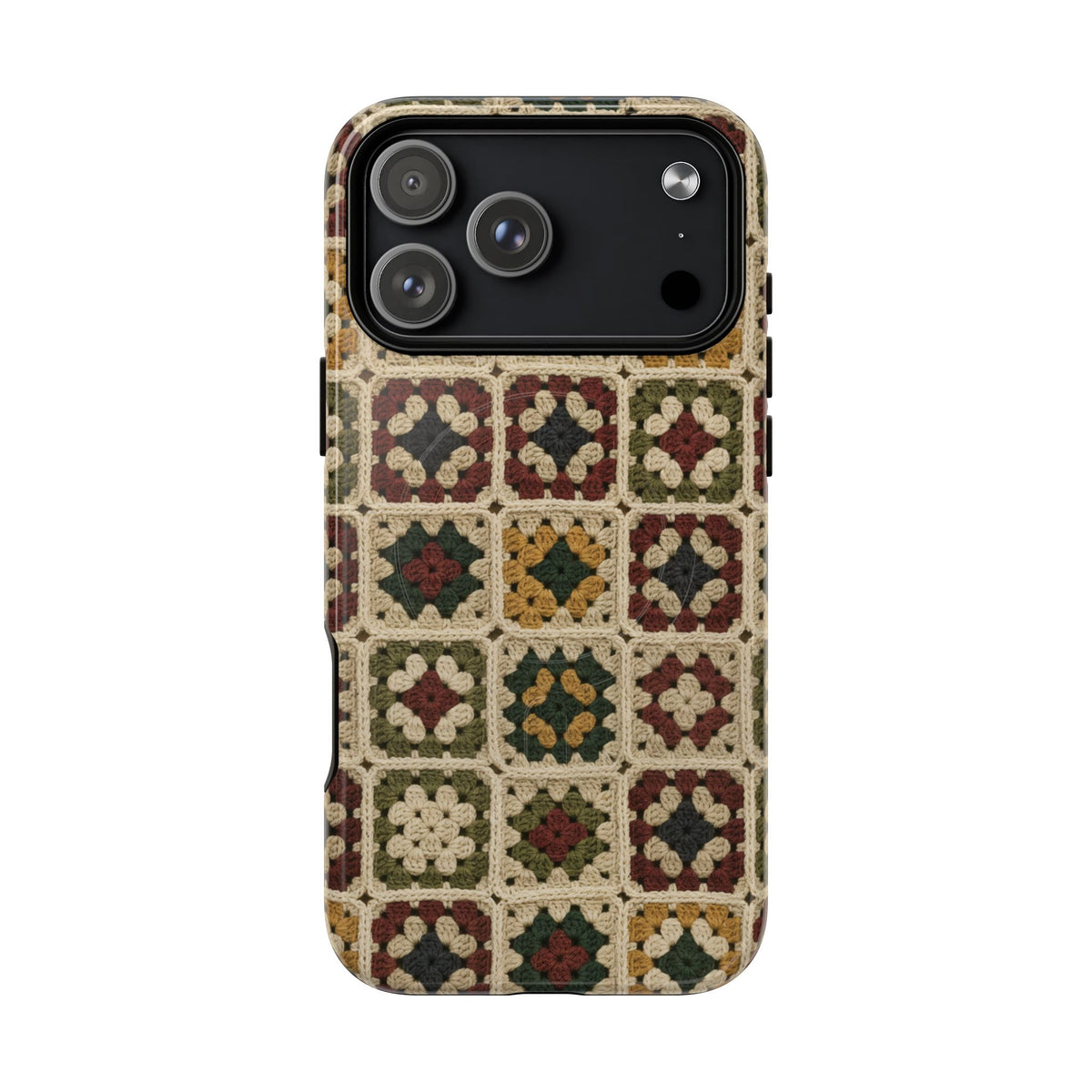 Christmas Granny Square Magnetic Case