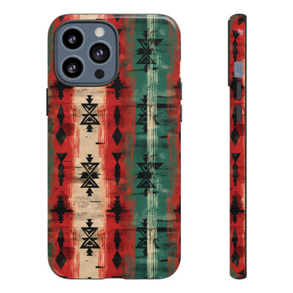 Christmas Grunge Aztec Tough Case