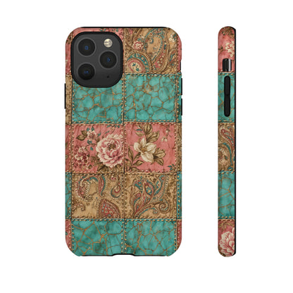 Turquoise Paisley Tough Case
