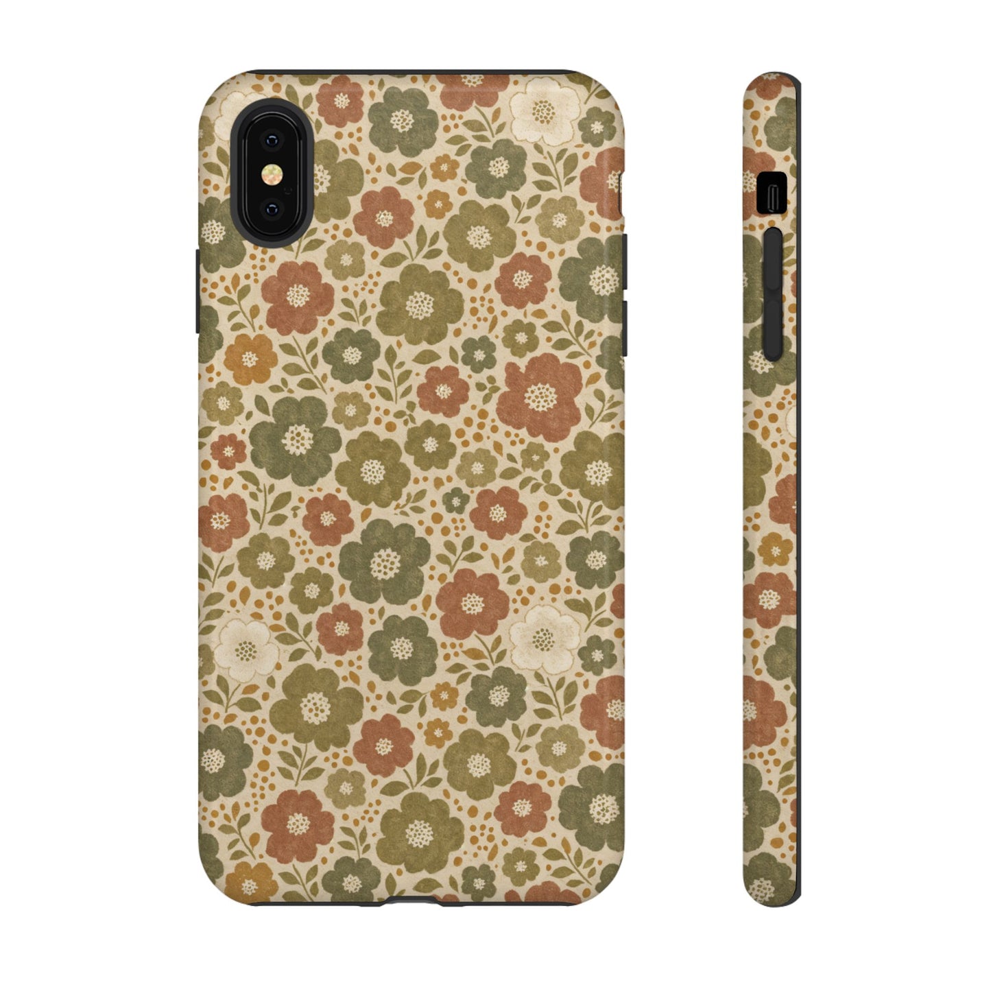 Retro Poppy Field Tough Case