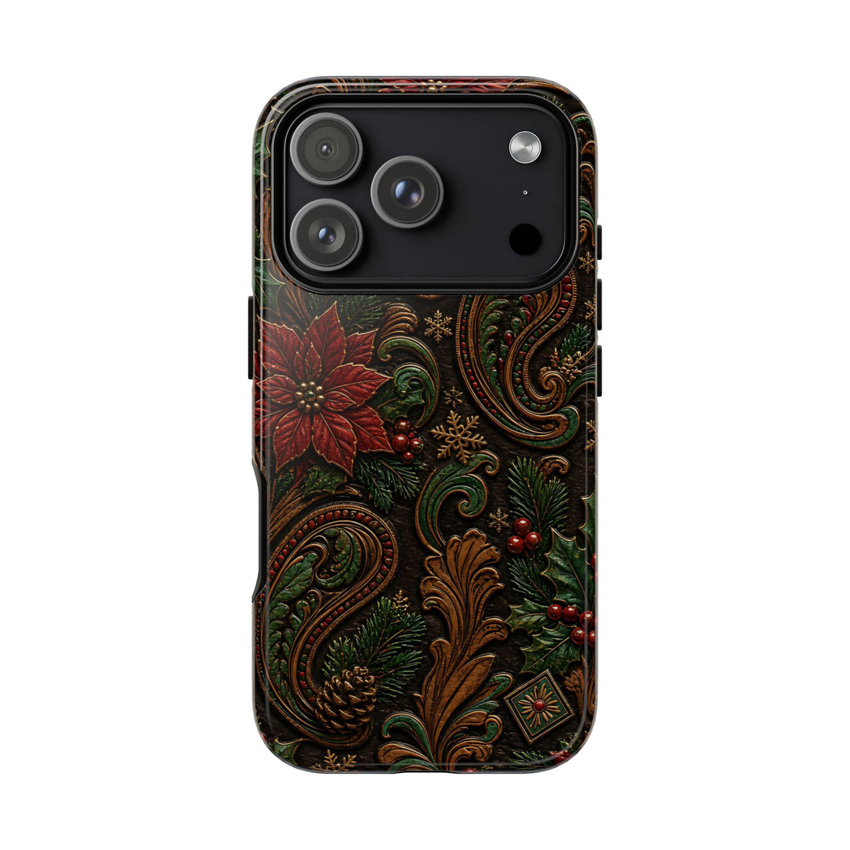 Carved Christmas Paisley Tough Case