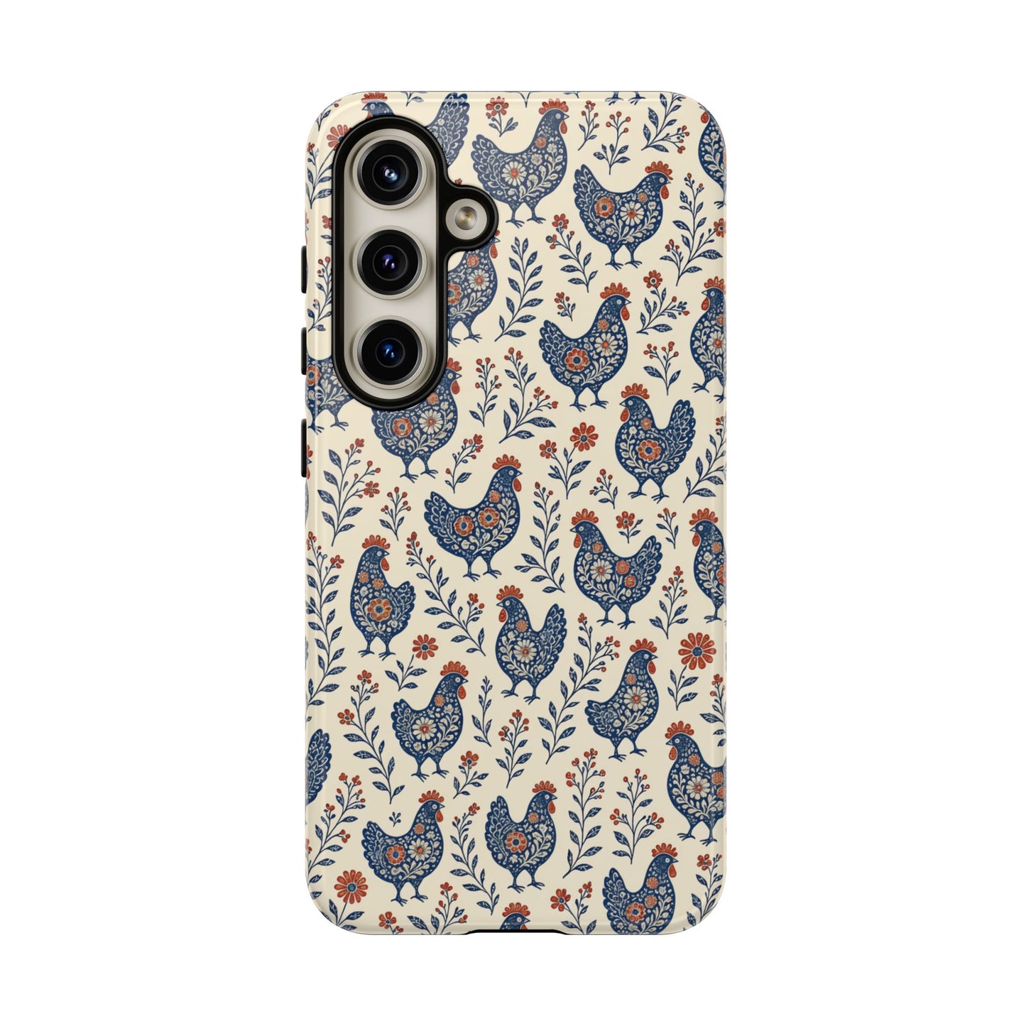 Folk Hens Tough Case