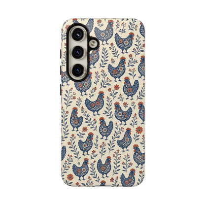 Folk Hens Tough Case