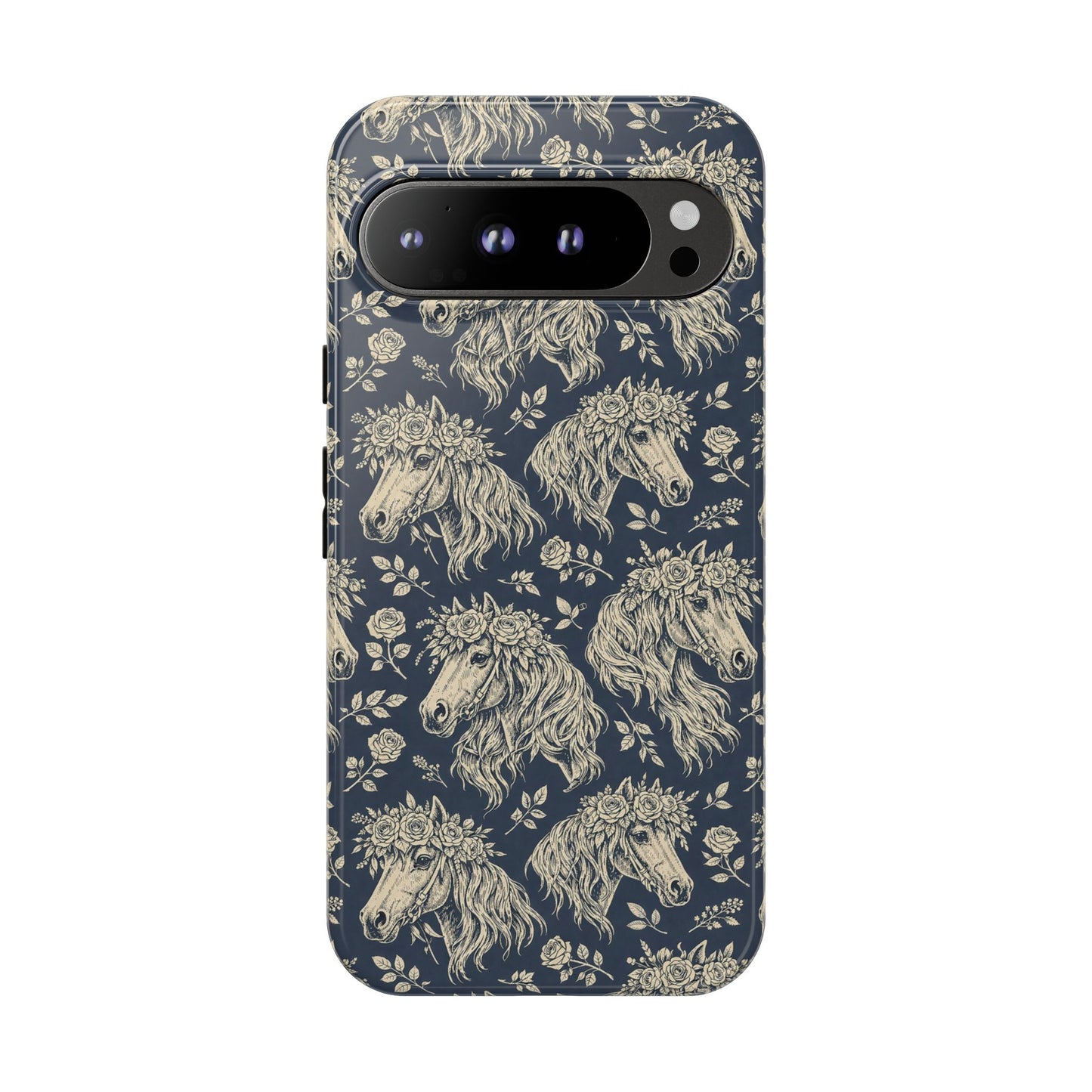 Floral Horses Tough Case