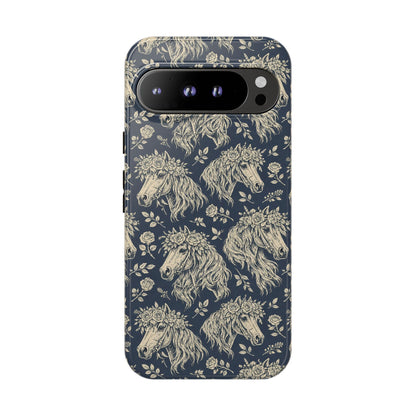 Floral Horses Tough Case