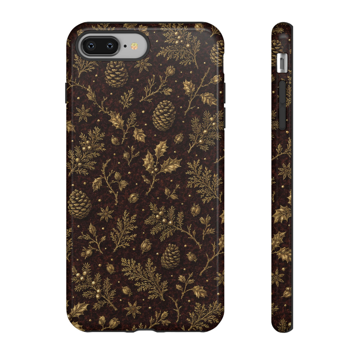 Brass Winter Botanicals Tough Case