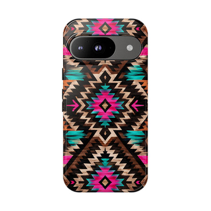 Neon Aztec Rug Tough Case
