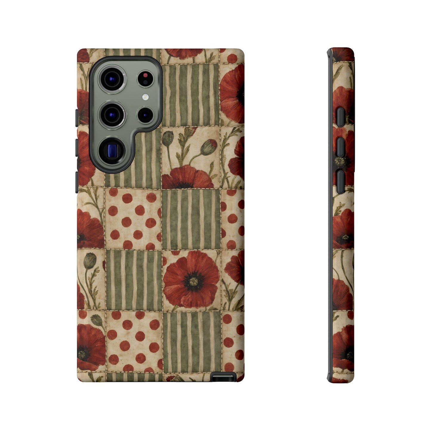 Poppy Patchwork Tough Case