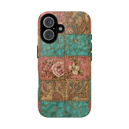 Turquoise Paisley Tough Case