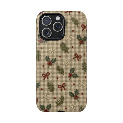 Gingham Holly Magnetic Case