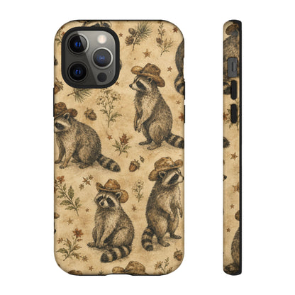 Painted Raccoon Tough Case
