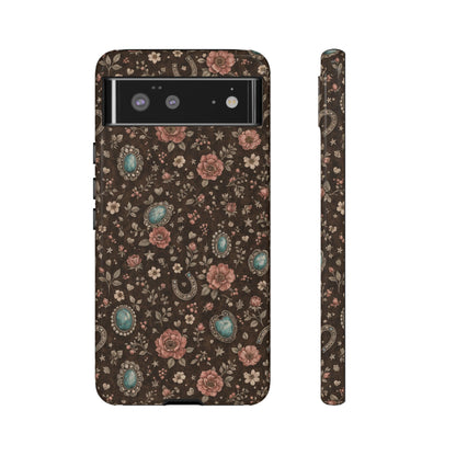 Turquoise Roses Tough Case