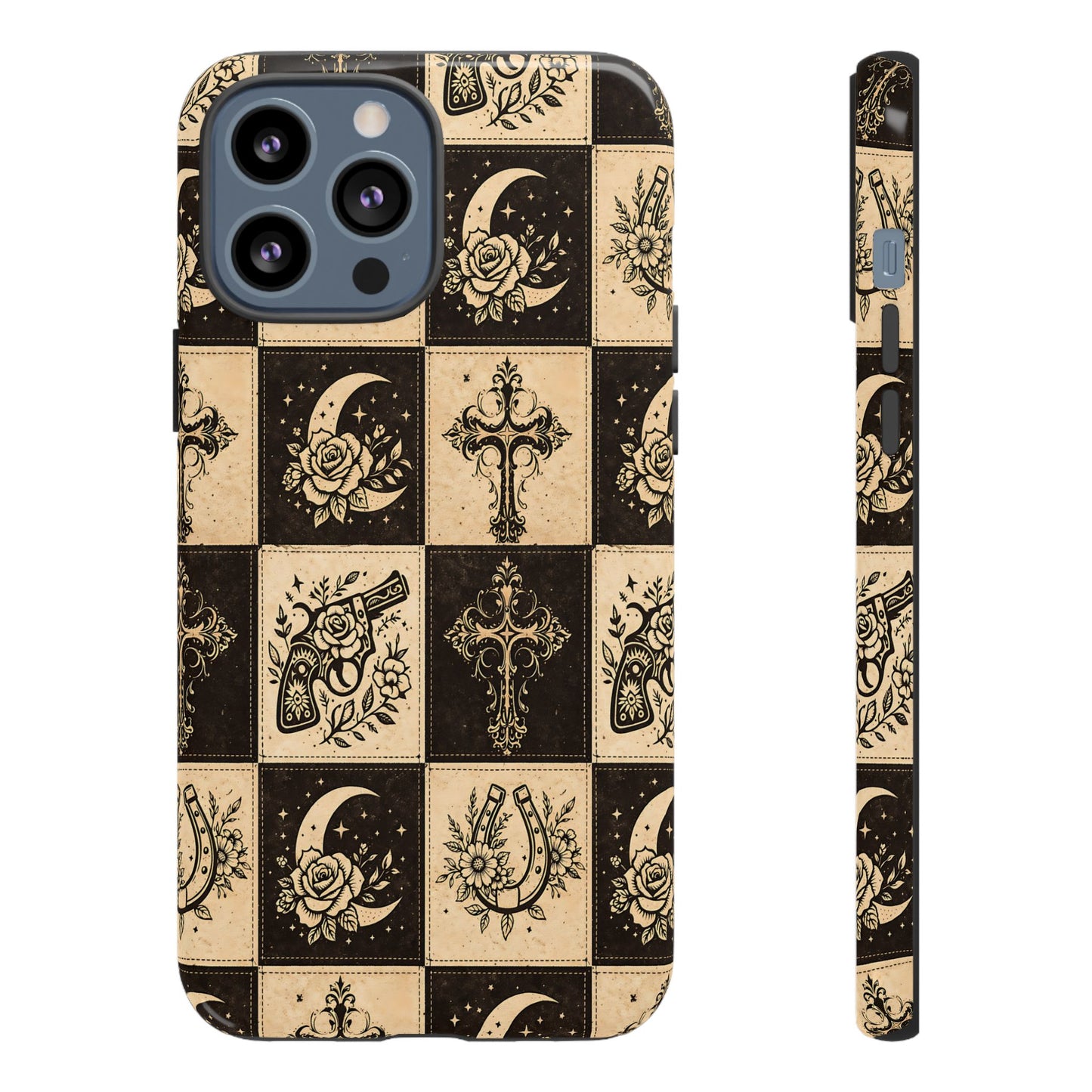 Western Patchwork Icons Tough Case