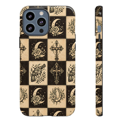 Western Patchwork Icons Tough Case