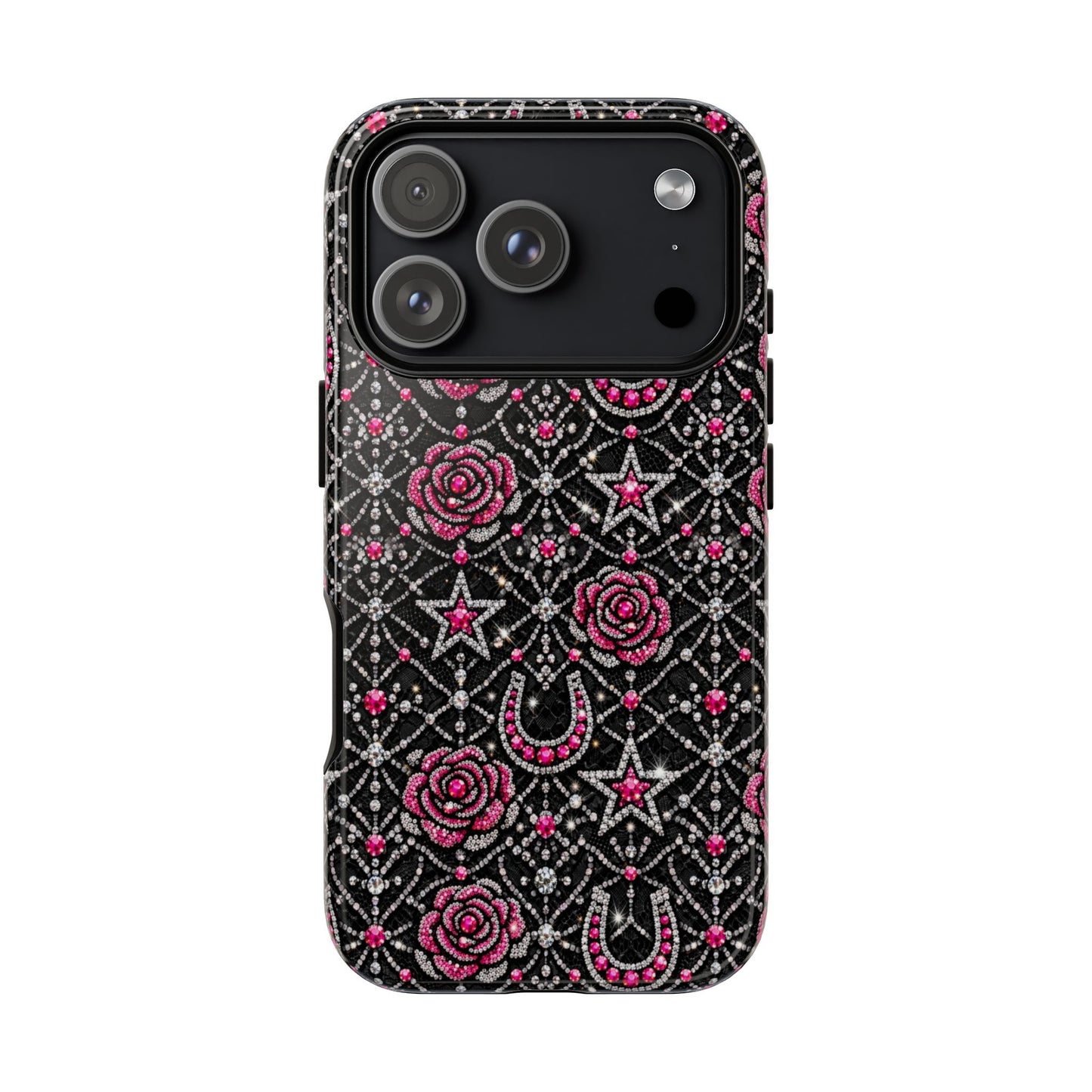 Rhinestone Rose Tough Case