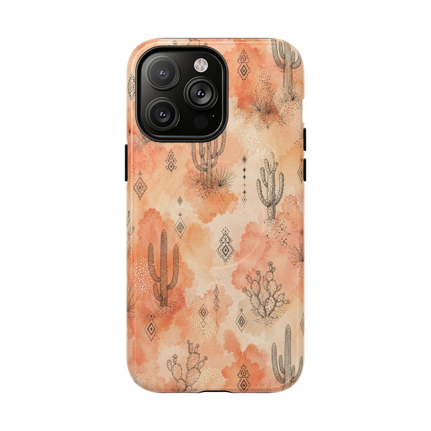 Watercolor Cactus Magnetic Case