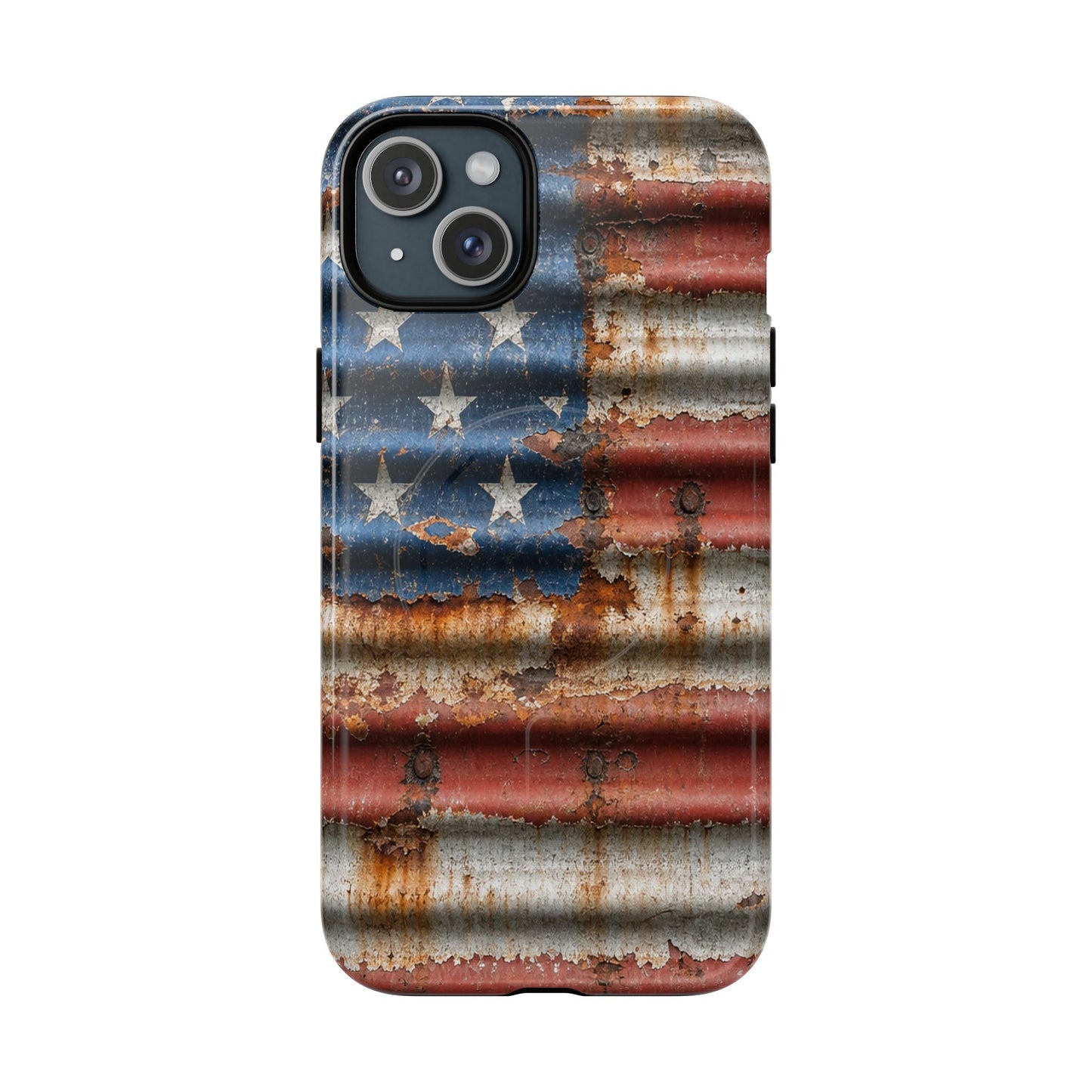 Rustic Flag Magnetic Case