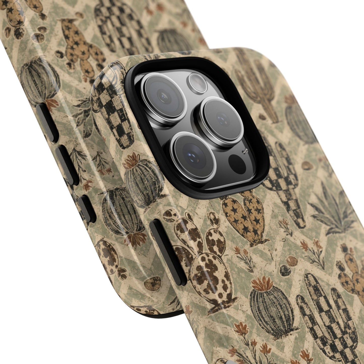 Checkered Cactus Tough Case