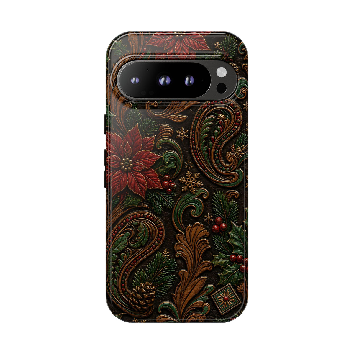 Carved Christmas Paisley Tough Case