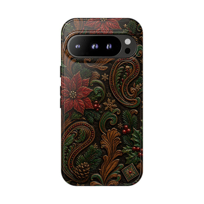 Carved Christmas Paisley Tough Case