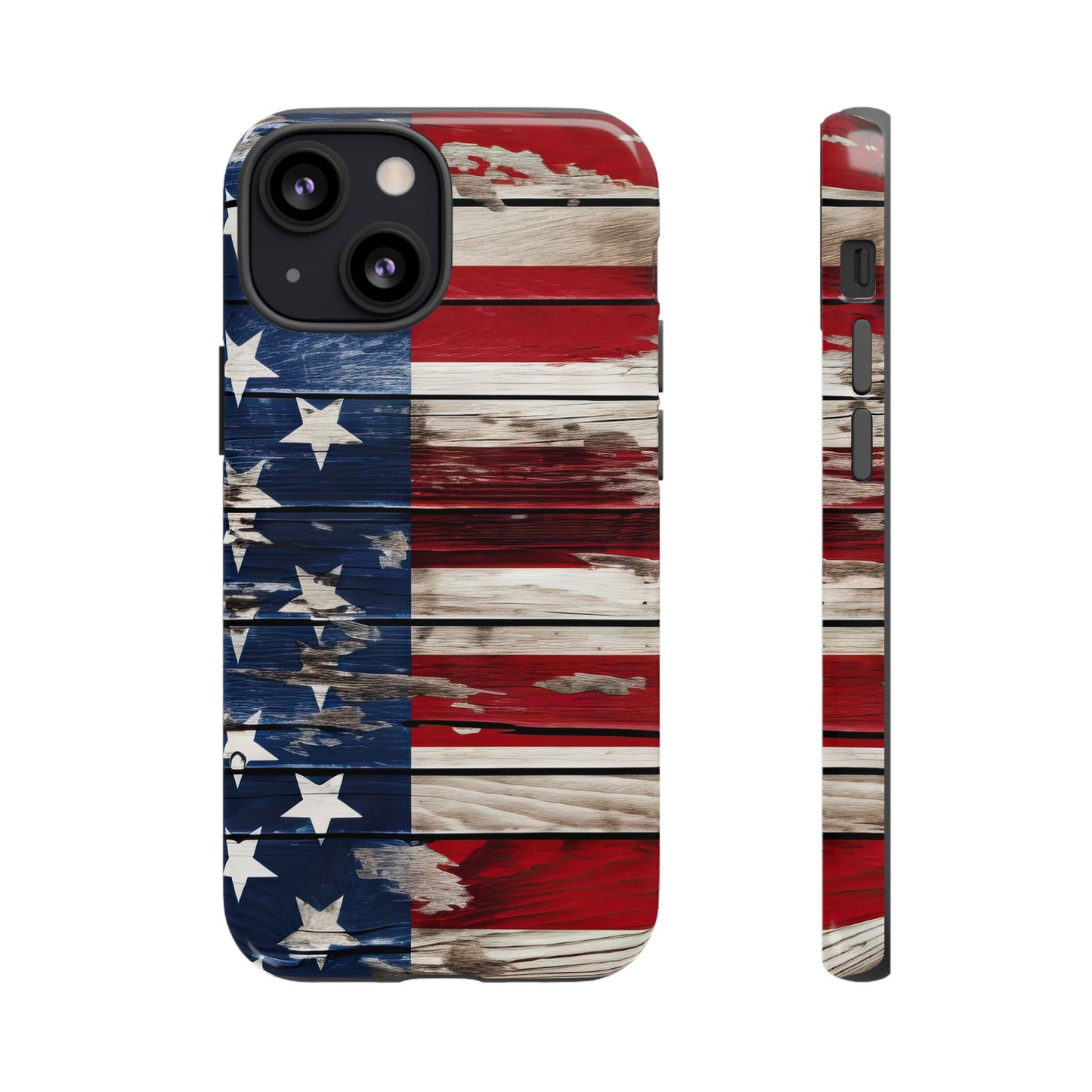 Wood Stars Stripes Tough Case