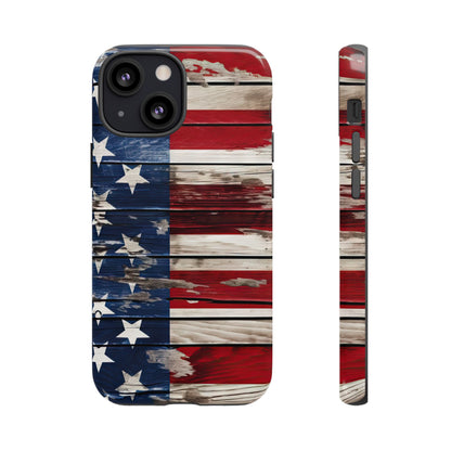 Wood Stars Stripes Tough Case