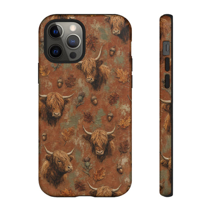 Autumn Highland Cow Tough Case