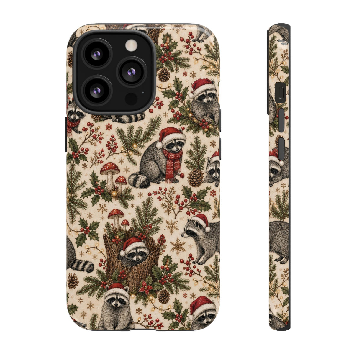 Raccoon Hollow Christmas Tough Case