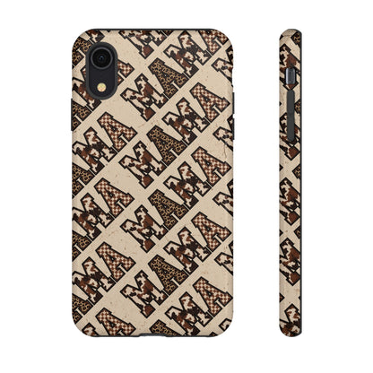 Grunge Cowhide Mama Tough Case