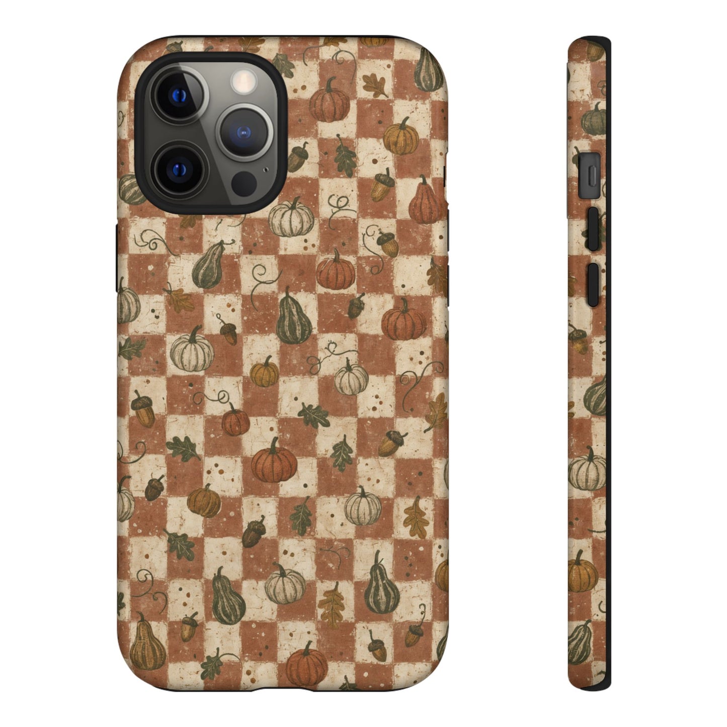 Pumpkin Checker Tough Case
