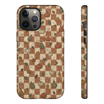 Pumpkin Checker Tough Case