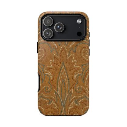 Boot Stitch Tan Tough Case