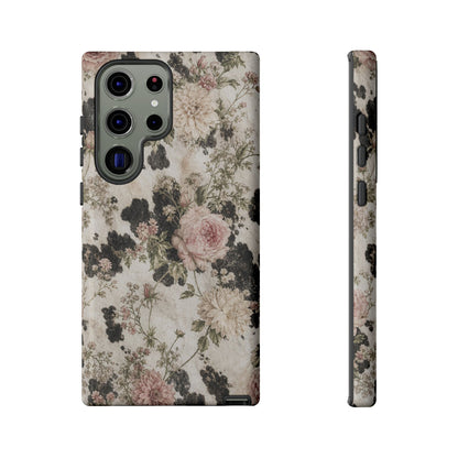 Floral Cowhide Tough Case