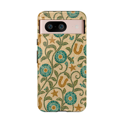 Turquoise Horseshoe Mosaic Tough Case