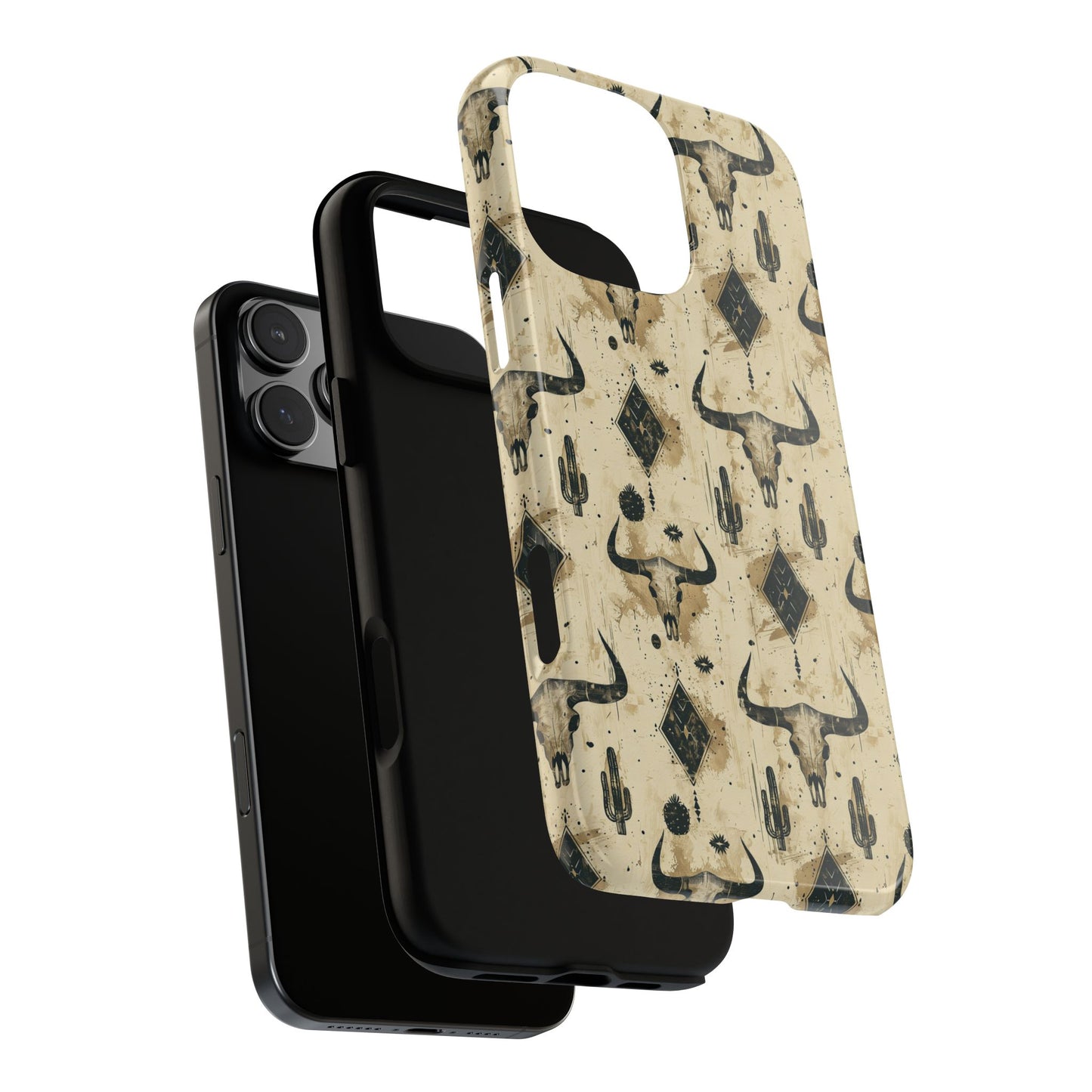 Bull Skull Grunge Tough Phone Case
