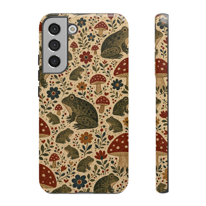 Folk Frog Toadstool Tough Case