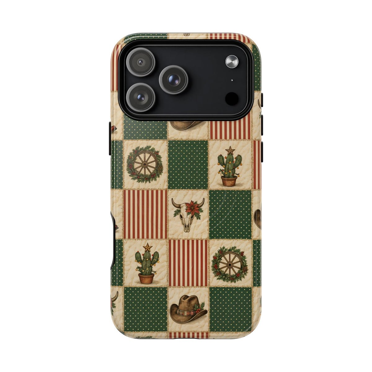 Western Christmas Sampler Magnetic Case