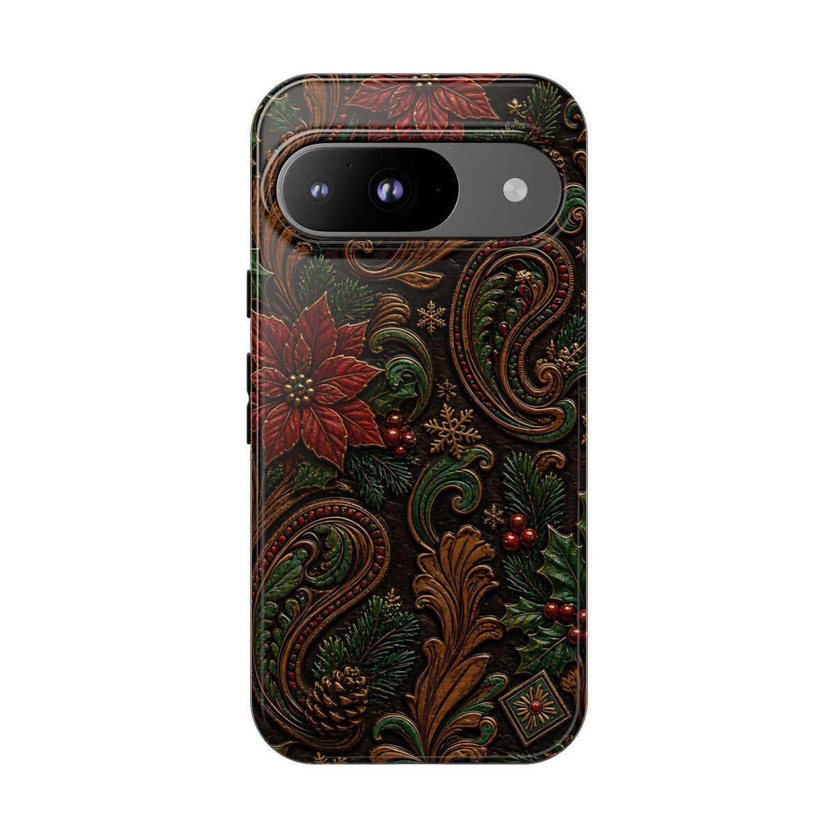 Carved Christmas Paisley Tough Case