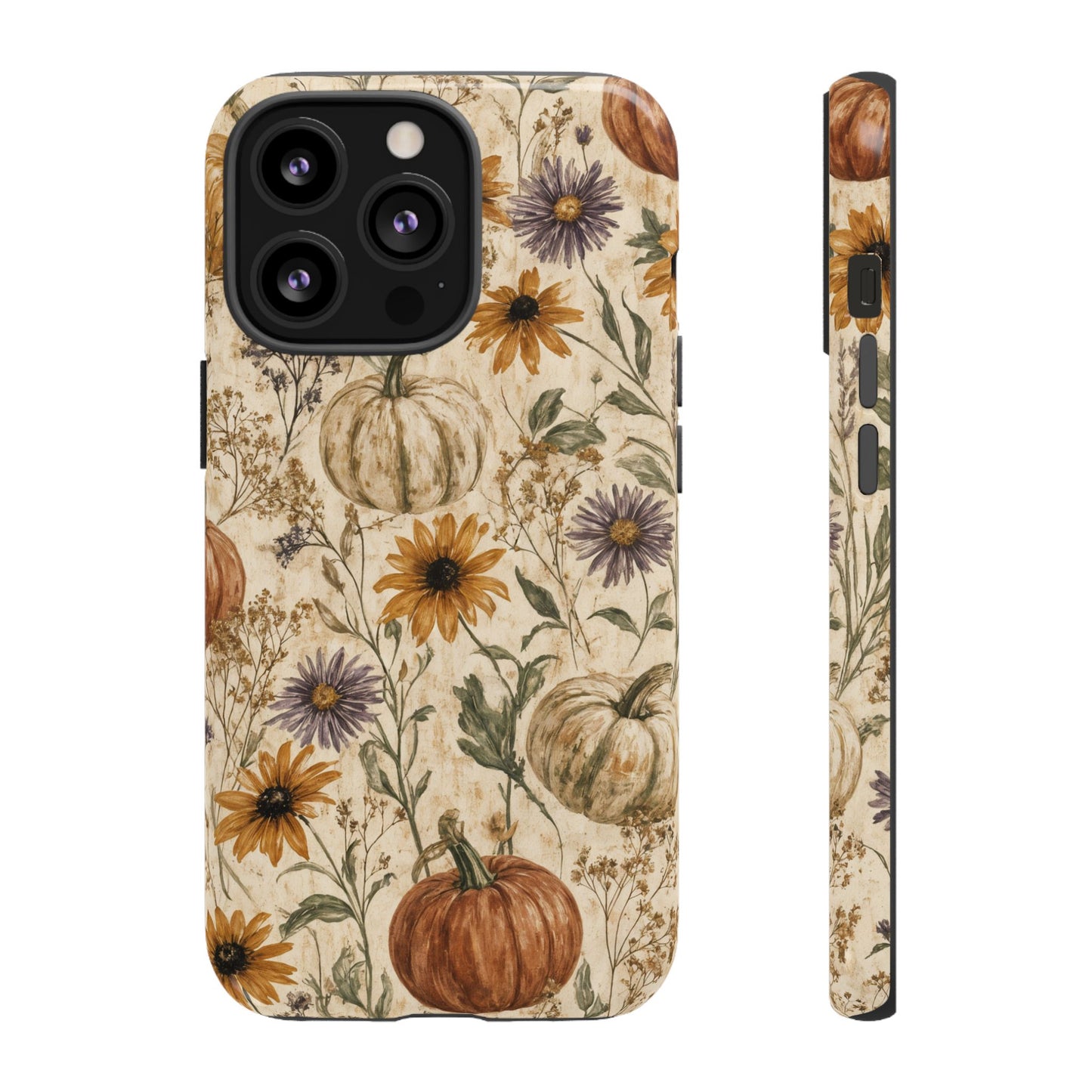 Pumpkin Wildflower Tough Case