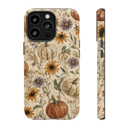 Pumpkin Wildflower Tough Case