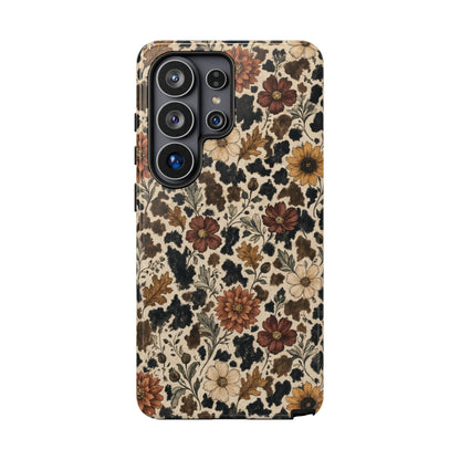 Autumn Cowhide Bloom Tough Case
