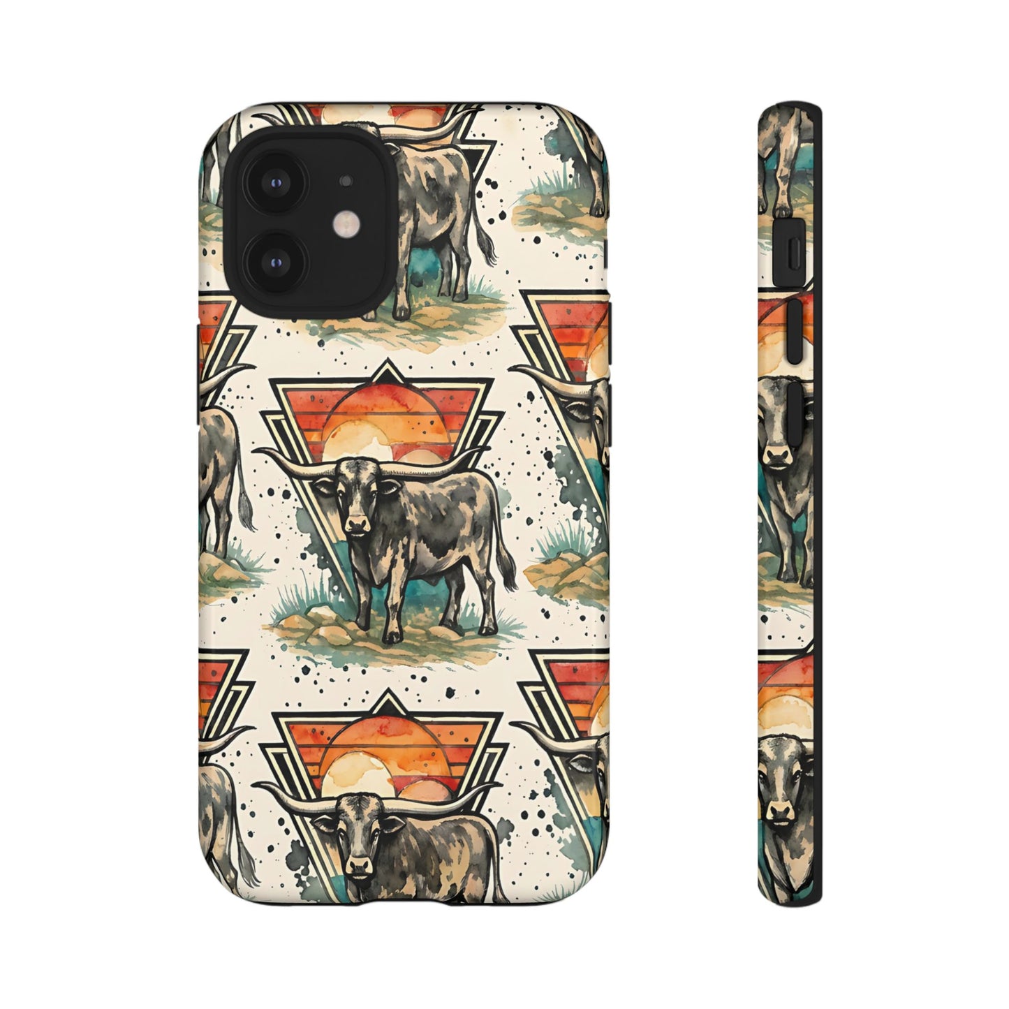 Retro Longhorn Tough Case