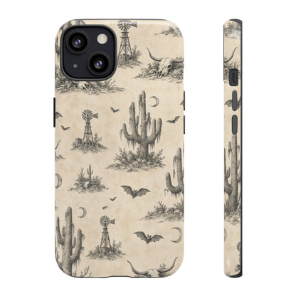 Spooky Desert Toile Tough Case