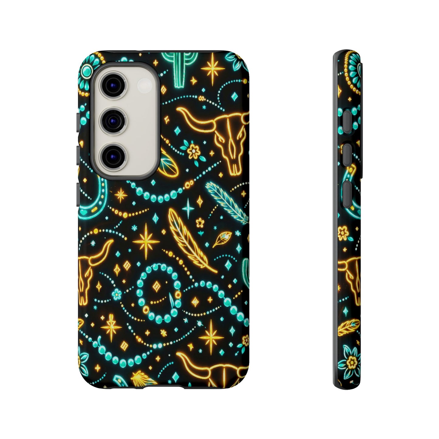 Neon Turquoise Tough Case
