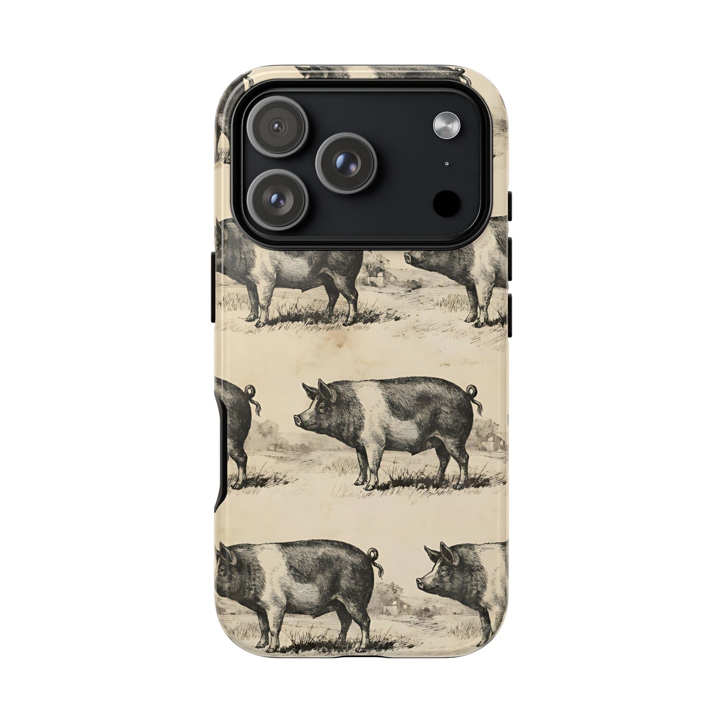 Vintage Pigs Tough Case