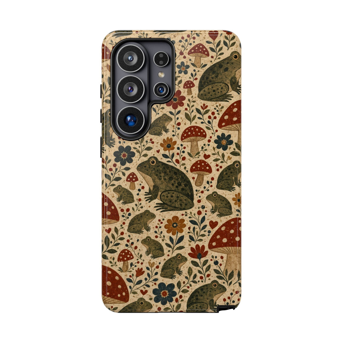 Folk Frog Toadstool Tough Case