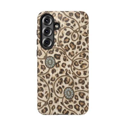 Leopard Rope Conchos Tough Case