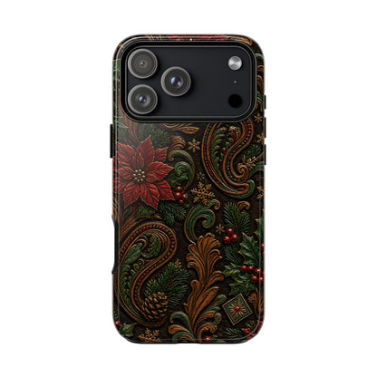 Carved Christmas Paisley Tough Case