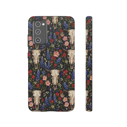 Floral Skull Tough Case